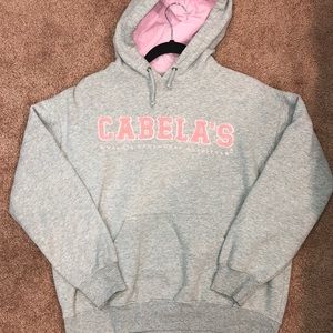 grey cabelas hoodie